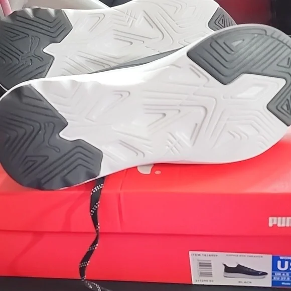 Puma Women's Softride Black Mint Green Sophia Evo Running Sneaker Shoes Sz 7 NWT - Picture 5 of 7